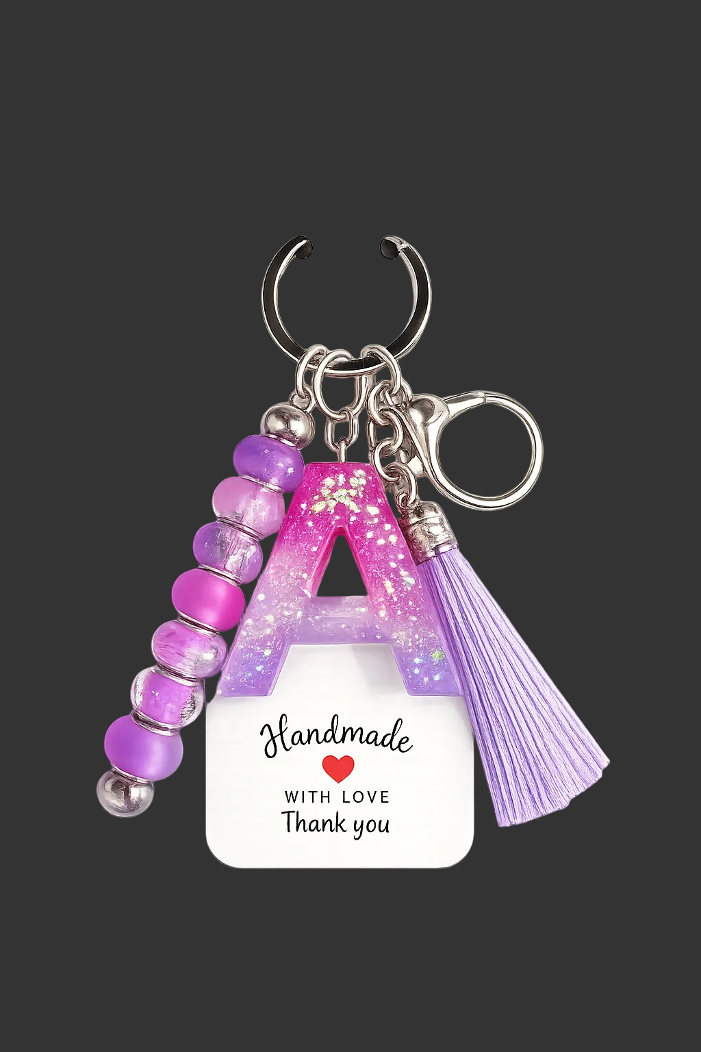 Personalized Alphabet Keychain
