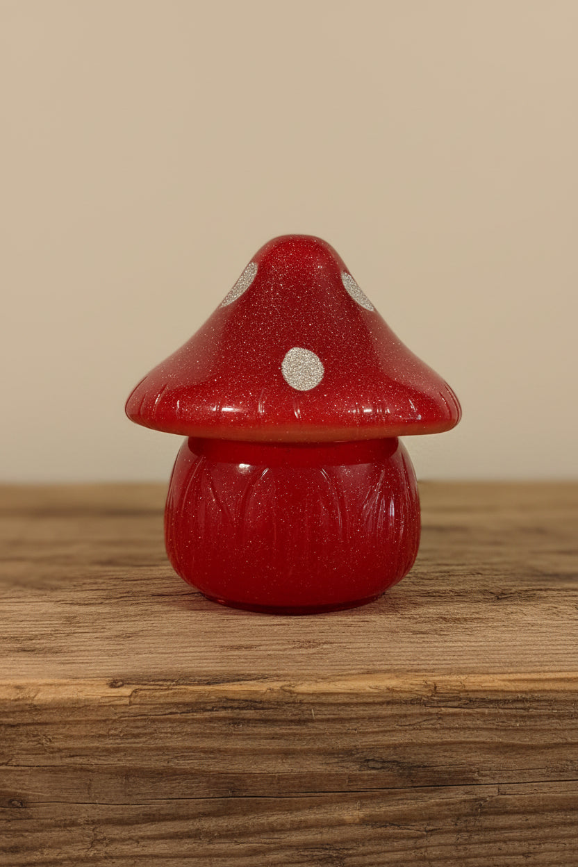 Enchanted Red Mushroom Trinket Jar