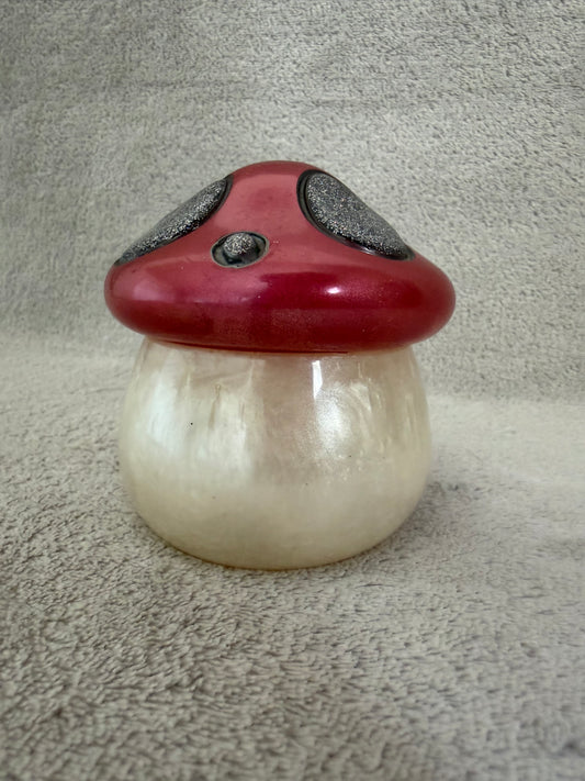 Handmade Mushroom Trinket Jar