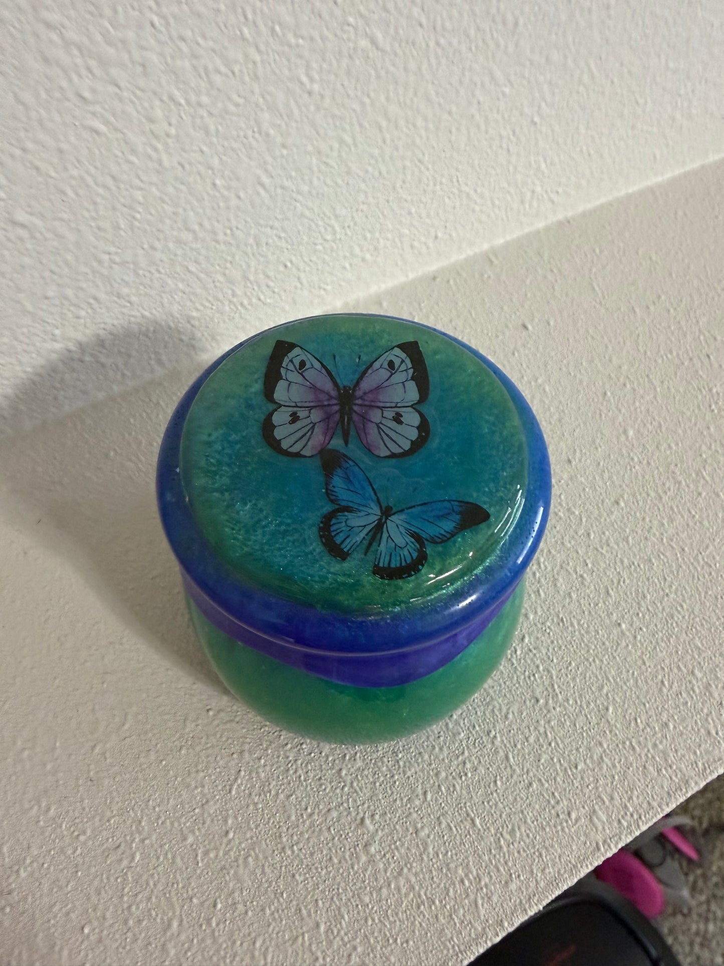 Celestial Butterfly Trinket Jar