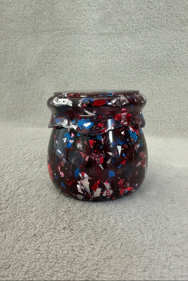 Patriotic Confetti Trinket Jar