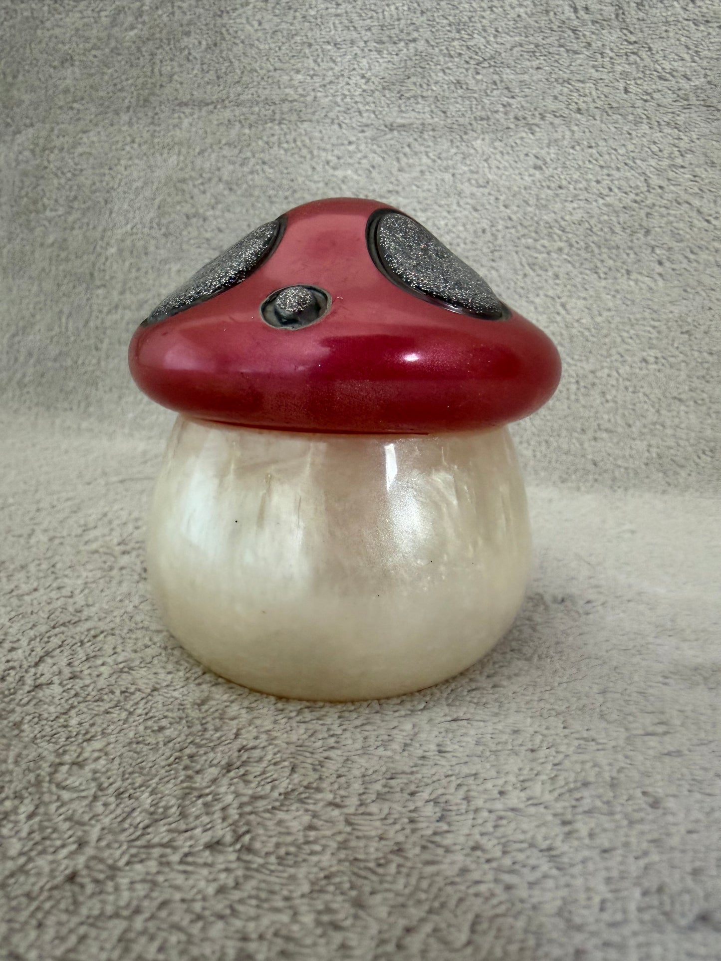 Handmade Mushroom Trinket Jar