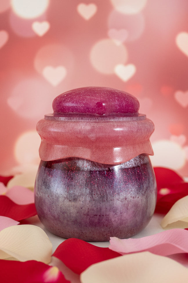 Handmade Heart Keepsake Jar