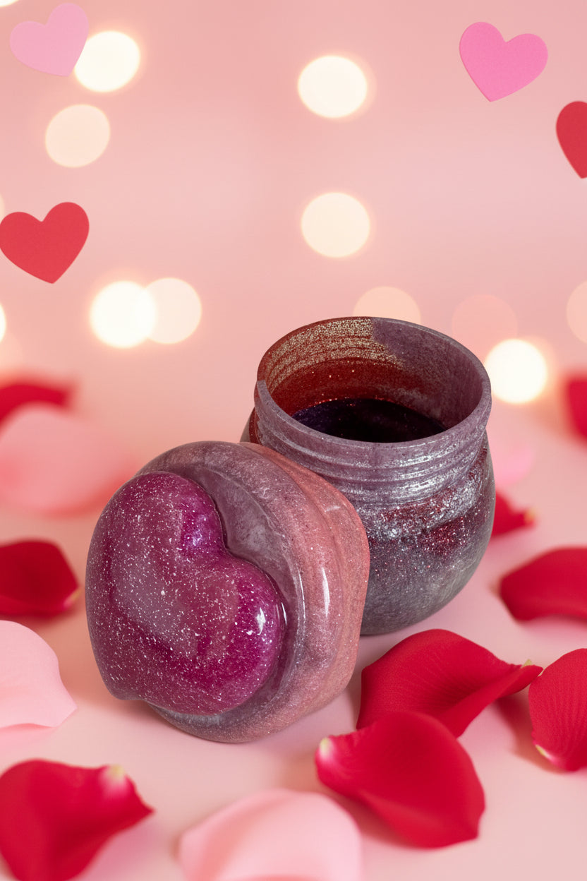 Handmade Heart Keepsake Jar
