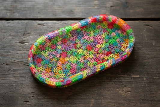 Rainbow Gears Resin Trinket Tray