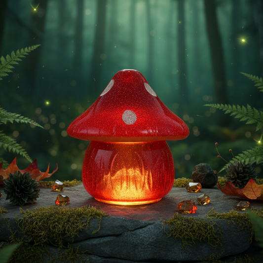 Enchanted Red Mushroom Trinket Jar