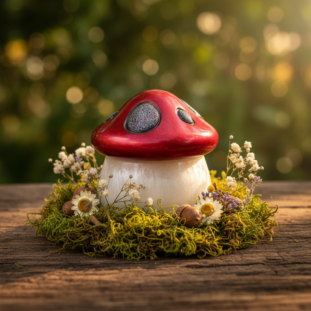 Red Mushroom Trinket Jar