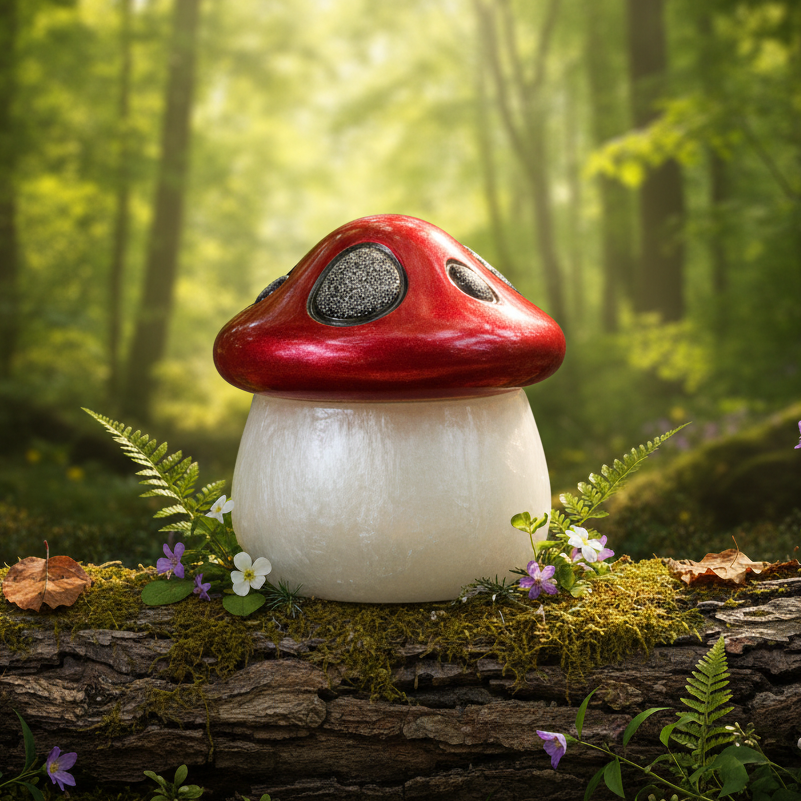 Red Mushroom Trinket Jar