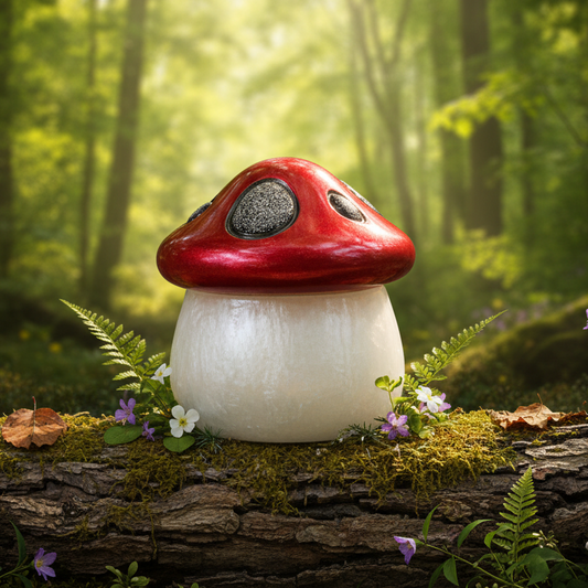 Red Mushroom Trinket Jar